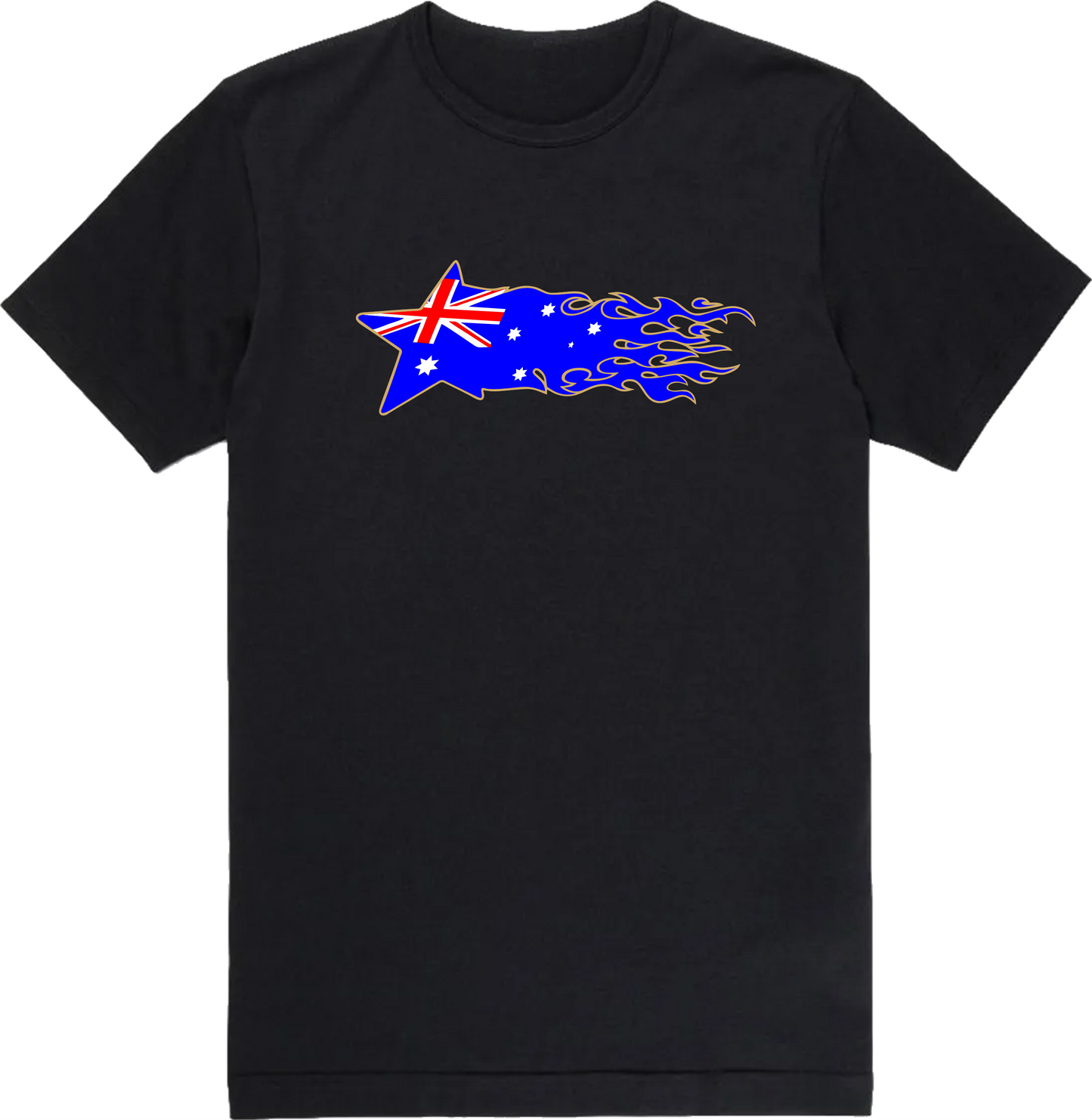 Aussie Flaming Star Tee