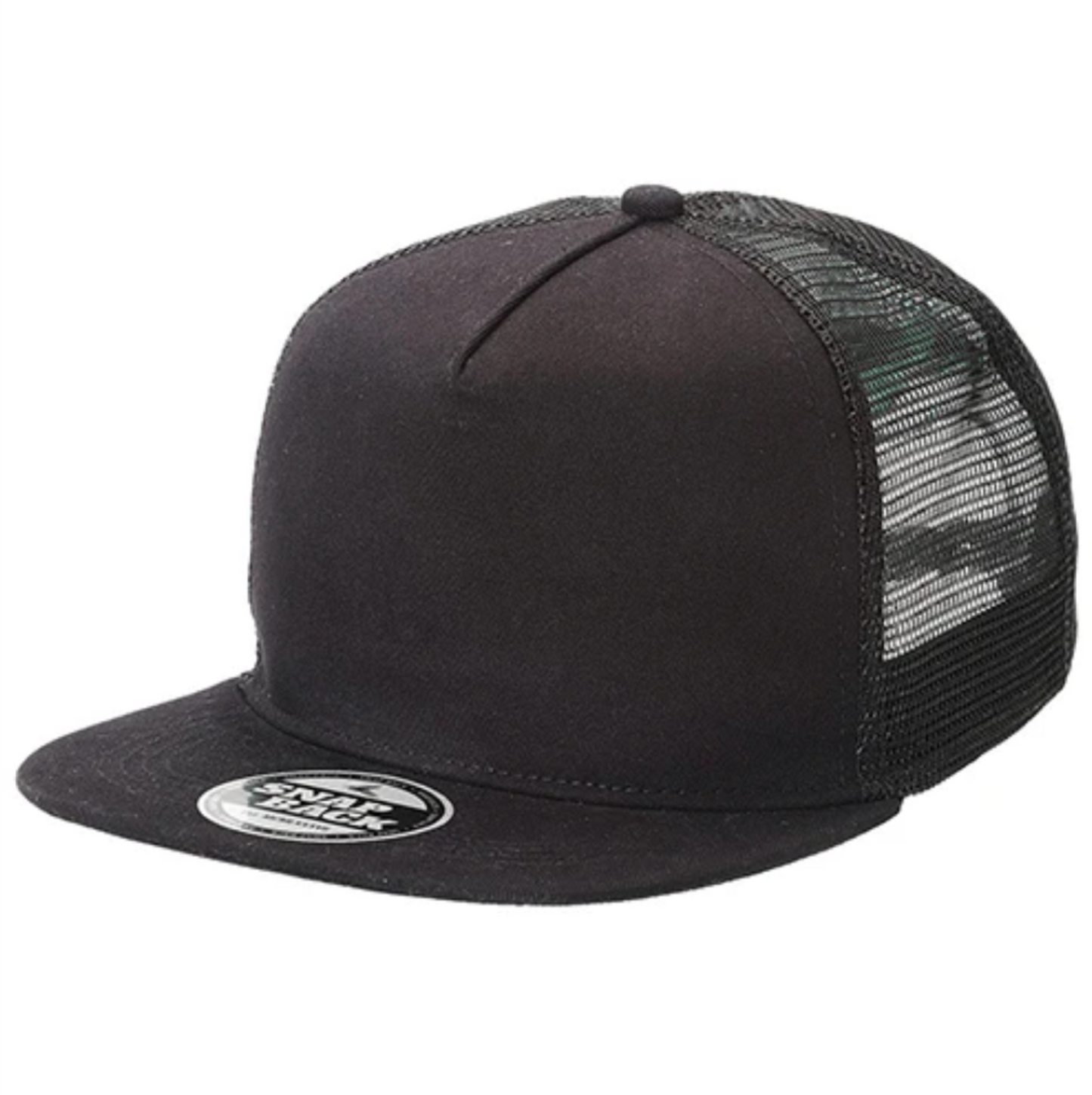 Chino Flat Peak Cap Black