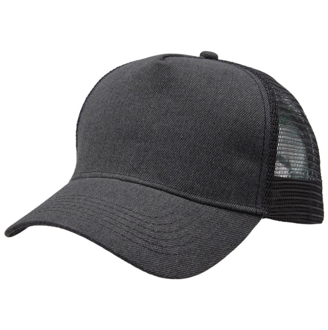 Mesh Trucker Cap Carbon + Black – SP Designs